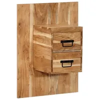 VidaXL Nachttisch 60x32x80 cm Massivholz Akazie