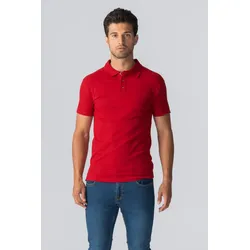 Muscle Poloshirt - rot - Mann - TeeShoppen