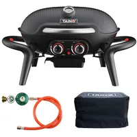 TAINO KENAI Tischgrill Set + Abdeckhaube + Regler