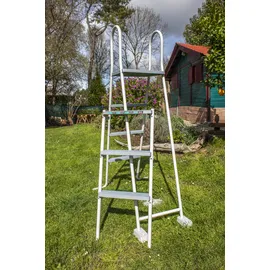 Gre Achtformpool Varadero 500 x 340 x 120 cm inkl. Sandfilteranlage und Poolleiter