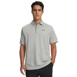 Under Armour Tech Herren Poloshirt, grau - titanium/pitch gray - LG