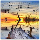 Bilder-Manufaktur BM Funk Quarz Wanduhr Funkwanduhr Funkwanduhren Funkuhr Funkuhren kein Ticken lautlos geräuschlos leise modern ohne Tickgeräusche groß XXL MF14-9463m