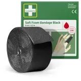 CEDERROTH Schaumbandage 6 cm x 4,5 m Schwarz 1 St.