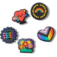 Crocs Unisex is Love 5 Pack Schuhanhänger, Multicolor