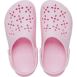 Crocs Classic Floral Cut Out Clog Pink Milk 42-43