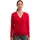 CASH-MERE.CH Strickjacke V-Ausschnitt Rot M