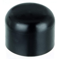 GAH Alberts Alberts 831967 Pfostenkappe für runde Metallpfosten | Kunststoff, schwarz | für Pfosten-Ø 34 mm | 20er Set