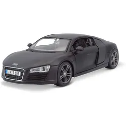 Maisto 31281M - Modellauto - Audi R8 (schwarz, Maßstab 1:24)