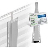 Hexim Verkleidungspaneel, (Siding Fassadenpaneele außen Fassadenverkleidung wetterfest Kunststoffpanelee PVC-U Verkleidung Außenwand Hausverkleidung UV-beständig - (Verbindungsprofil weiß)