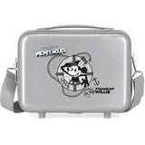 Disney 100 Mickey Steamboad Anpassungsfähiger Kulturbeutel, Grau, 29 x 21 x 15 cm, starres ABS, 9,14 l, 0,63 kg
