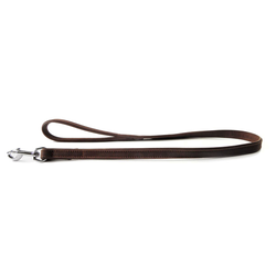 Das Lederband Hundeleine Boston mocca/mocca, Länge: 100 cm / Breite: 18 mm