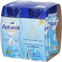 Aptamil® 2 Lait de suite prêt à boire Poudre 4x200 ml