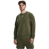 Under Armour Rival Fleece Crew Sweatshirt Herren 390 marine od green/white XL