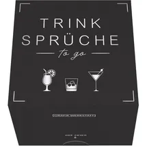 Grafik-Werkstatt Grafik Werkstatt Message in a Box | Geschenkidee | 30 Kärtchen zum abreissen | Trinksprüche to go