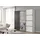 OTTO home Schwebetürenschrank OTTO ́s Choice 203 x 229 x 62 cm Weiß/Schwarz
