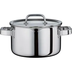 SPRING Fleischtopf FINESSE2+ mit Glasdeckel 20 cm 3,7 Liter INDUKTION