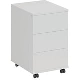 FM Helmets fm home office Rollcontainer weiß 3 Auszüge 40,0 x 48,0 x 63,0 cm