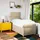 vidaXL Boxspringbett 90 x 190 cm Creme