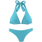 LASCANA Triangel-Bikini, Damen türkis, Gr.40 Cup C/D,