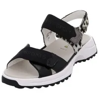 WALDLÄUFER Komfort Sandalen in schwarz Gr. 41 EU
