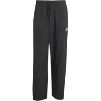 Adidas Essentials Small Logo Woven Open Hem Pant, black/white