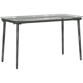 vidaXL Gartenmöbel Set 4-tlg. Schwarz/Anthrazit