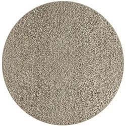 Teppich THE CARPET "Foxy", braun, H:30mm Ø:120cm, Polypropylen, Teppiche