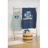 David Fussenegger Fussenegger Babydecke 'Schnecke' inkl. Stick samtblau