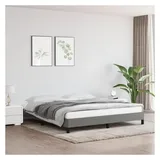vidaXL Bettgestell 180 x 200 cm Dunkelgrau