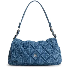 Tommy Hilfiger Feminine Schultertasche Baumwolle/Synthetik Blue