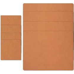 Lind DNA - Geschenkset Square L, Core meliert natur (4 Tischsets + 4 Glasuntersetzer)