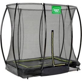 EXIT TOYS Silhouette Bodentrampolin 153 x 214 cm inkl. Sicherheitsnetz schwarz
