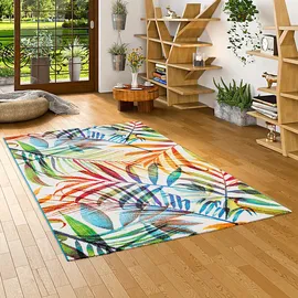 Pergamon Designer Teppich Faro Tropical Bunte Zweige Bunt 200x290cm