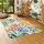 Pergamon Designer Teppich Faro Tropical Bunte Zweige Bunt 200x290cm