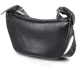 Seidenfelt Manufaktur Liinaja Schultertasche Polyurethan Glossy Black