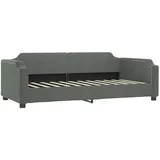 vidaXL Tagesbett Dunkelgrau 90x200 cm Stoff