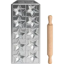 Gsd Raviolamp 10 stelline Pastamaschine Silber