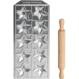 Gsd Raviolamp 10 stelline Pastamaschine Silber