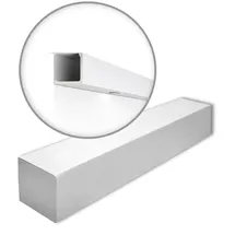 NMC Abdeckleisten L1-box Arstyl Weiß 8 St. 16 x 0,5 x 0,5 cm