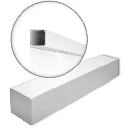 NMC Abdeckleisten L1-box Arstyl Weiß 8 St. 16 x 0,5 x 0,5 cm