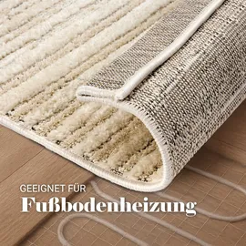 Astra Lou D.253 C.003 Streifen creme-grau 160x230 cm