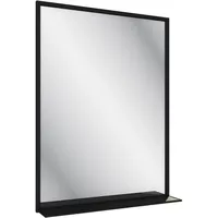 Talos Badezimmerspiegel Black Rectangle ohne LED 60 x 80