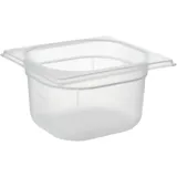 APS 82138 GN-Behälter 1/6, 17,6 x 16,2 cm, 100 mm tief, 1,5 Liter, Skalierung, Polypropylen
