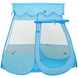 vidaXL Kinder-Spielzelt mit 250 Bällen Blau 102x102x82 cm