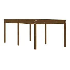 vidaXL Gartentisch 203,5 x 90 x 110 cm honigbraun