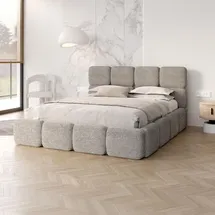 Fdm CLOUDY 140 x 200 cm grau