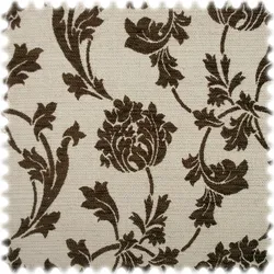 Recycelter Jacquard Möbelstoff Teneriffa Braun