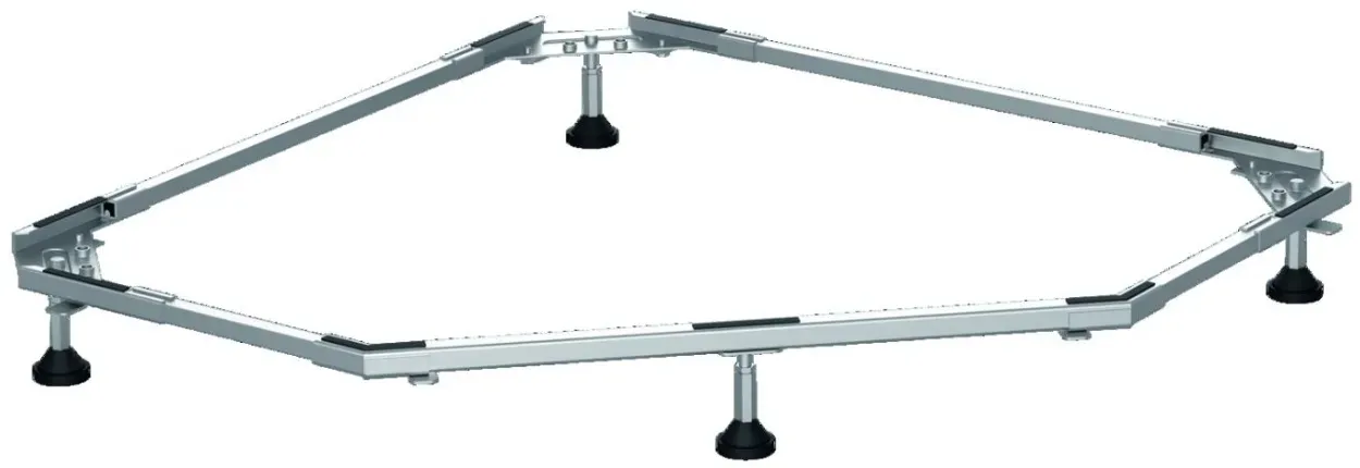 Bette Fußsystem für FloorCaro B51-3151, 90x90, B51-3151 B51-3151