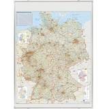 Franken Deutschland Straßenkarte 140x100cm, magnethaftend & beschreibbar, KA300D