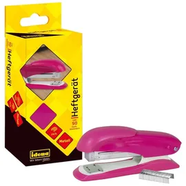 IDENA Heftgerät pink 13cm bis 20 Blatt